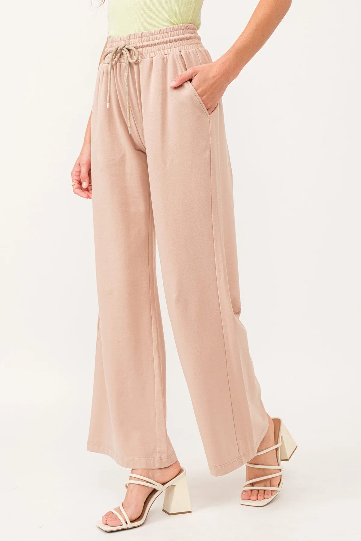 Another Love Quincy Wide Leg Terry Pant