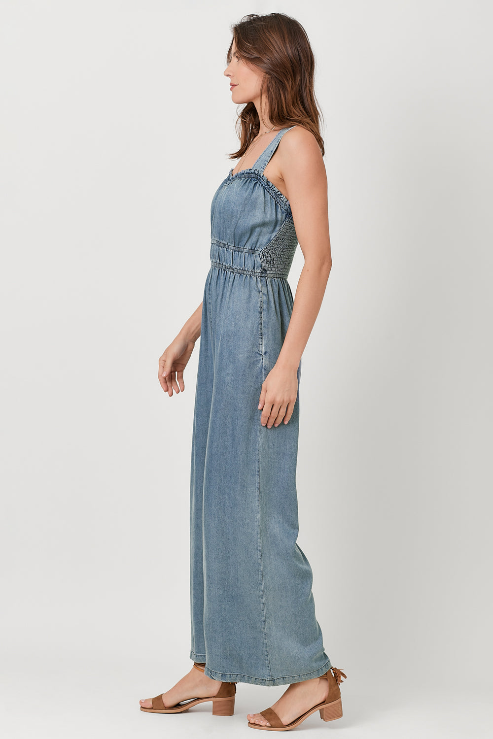 Washed Tencil Jumpsuit