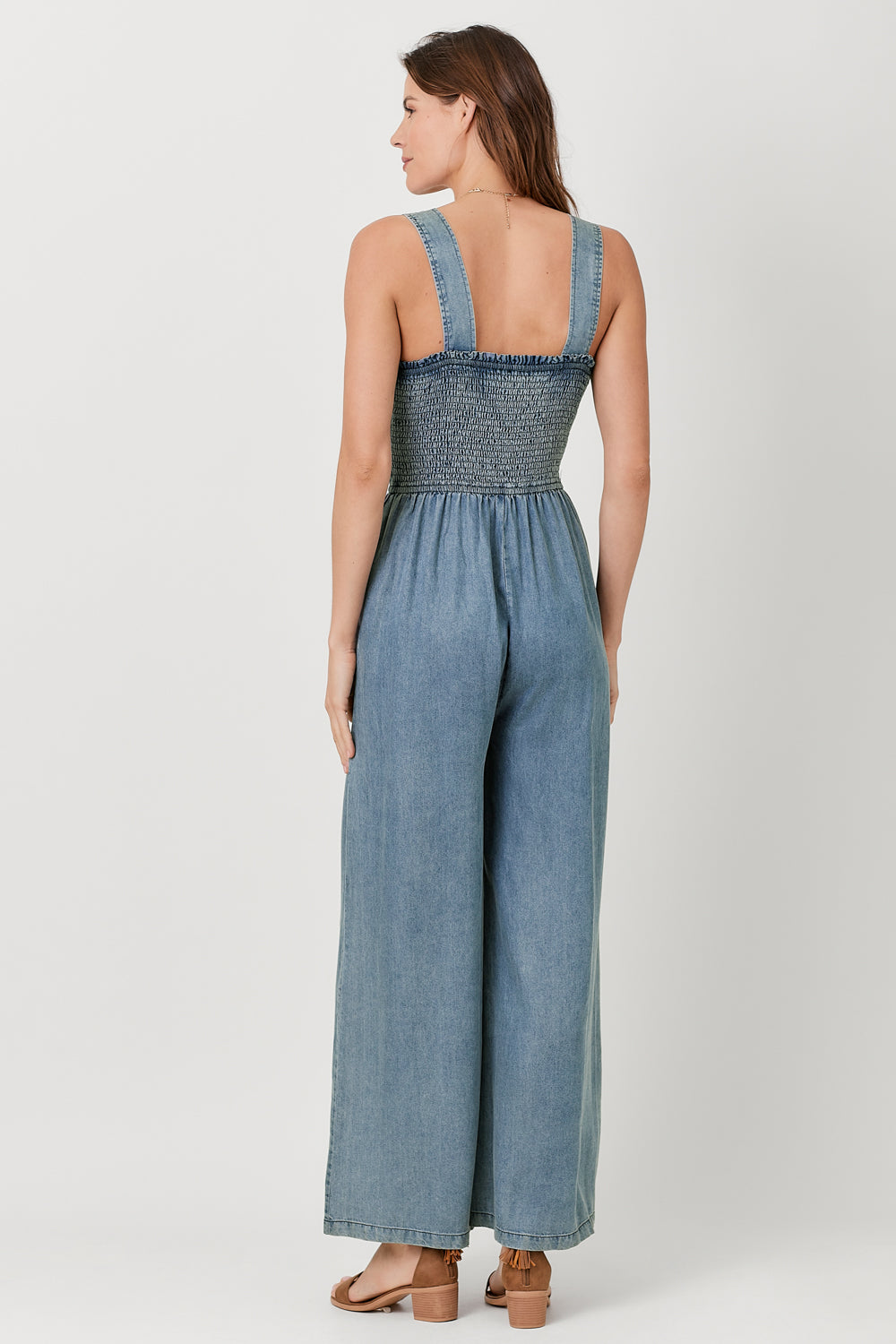 Washed Tencil Jumpsuit