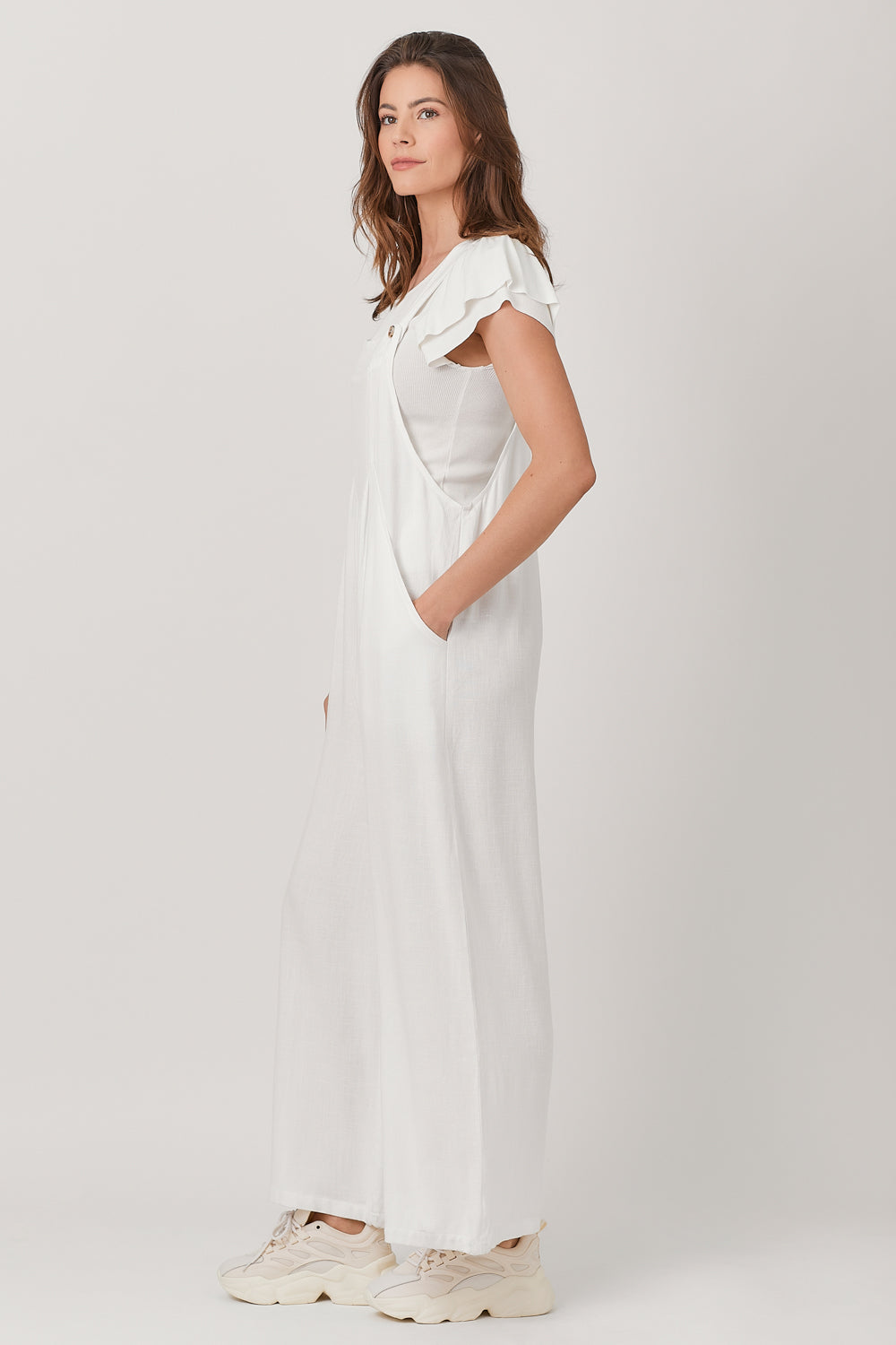 Mystree Wide Leg Jumpsuit