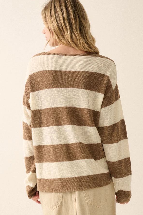Promesa Striped Knit Sweater