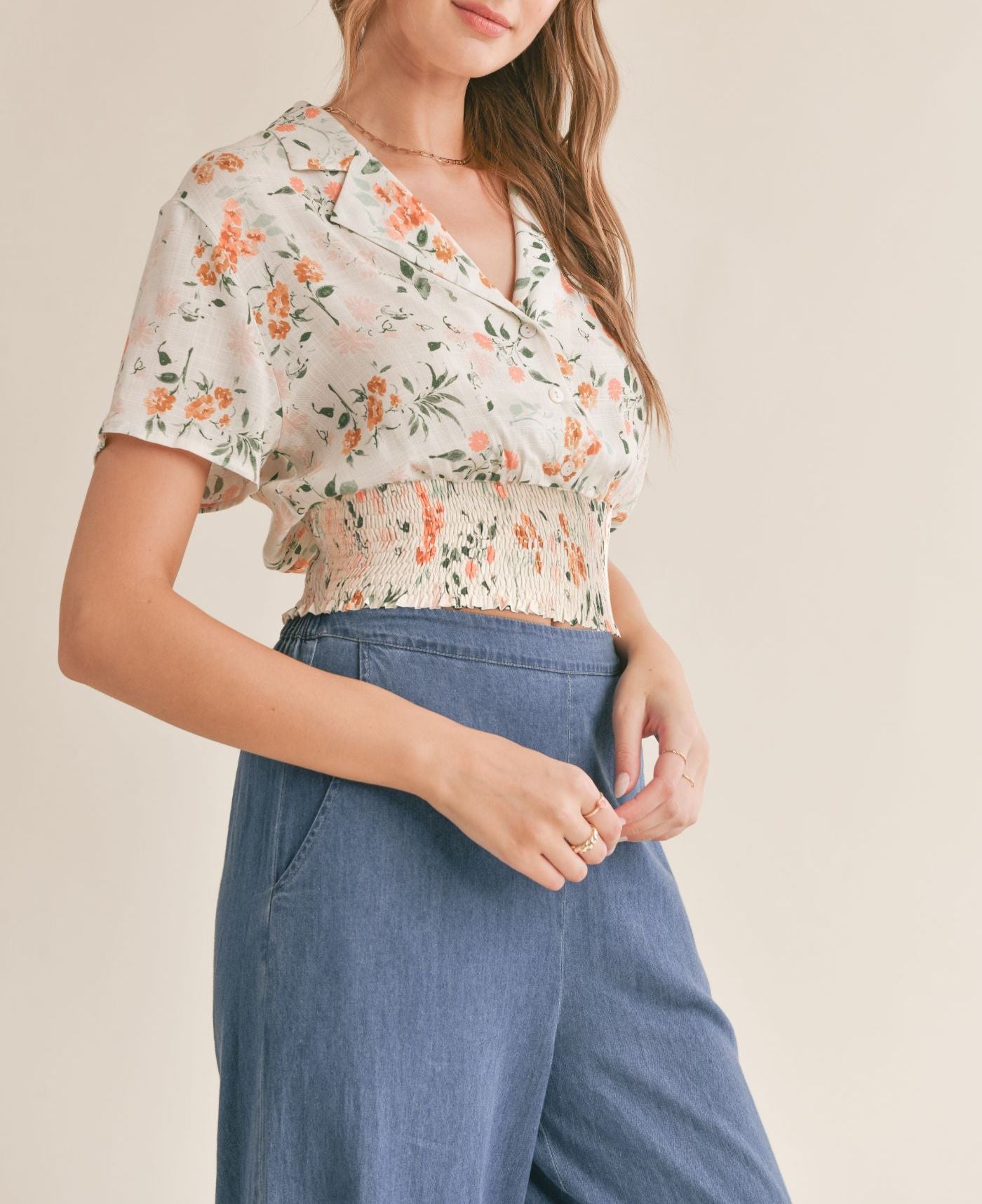 Bloom Brigade Collared Shirt