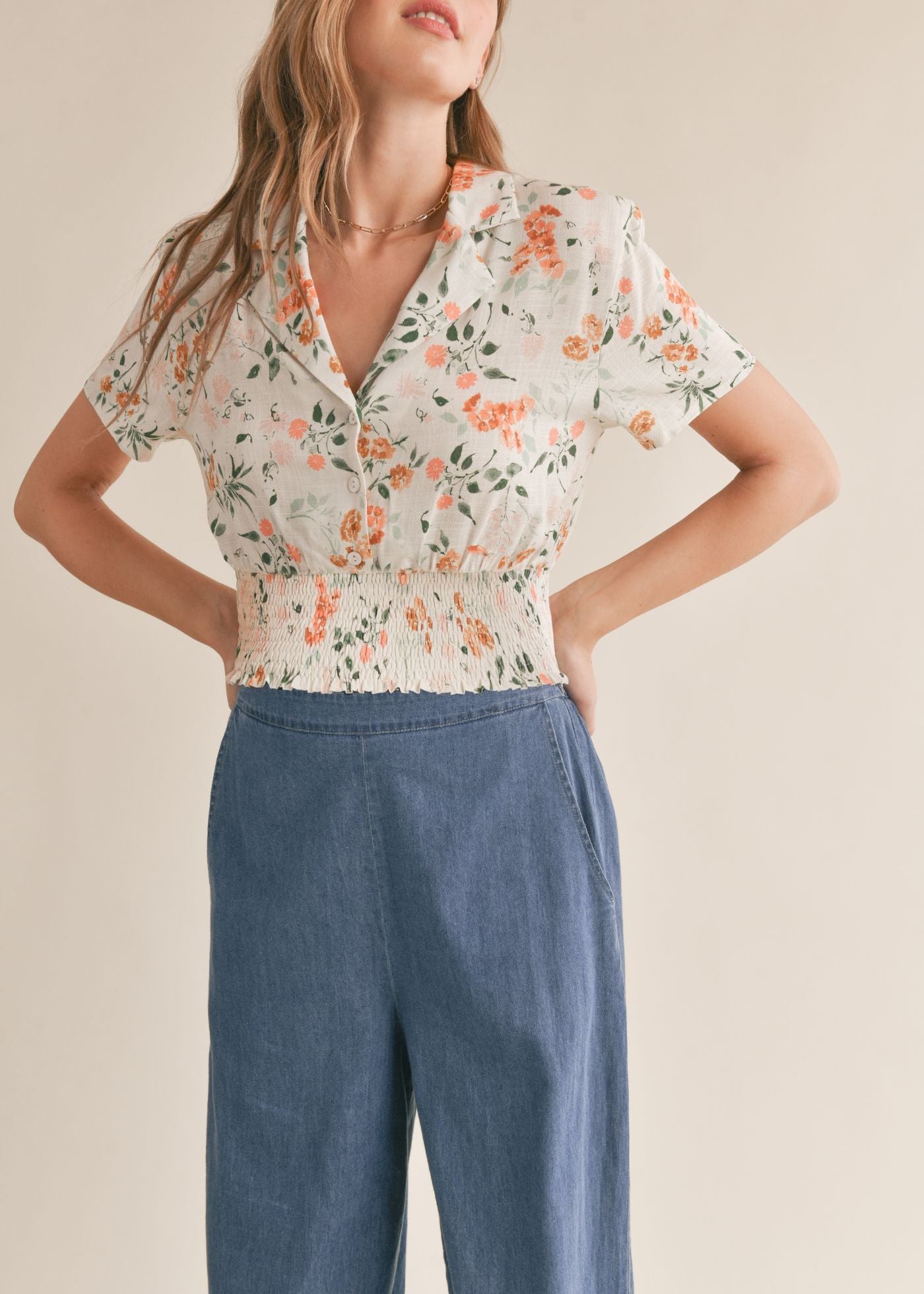 Bloom Brigade Collared Shirt