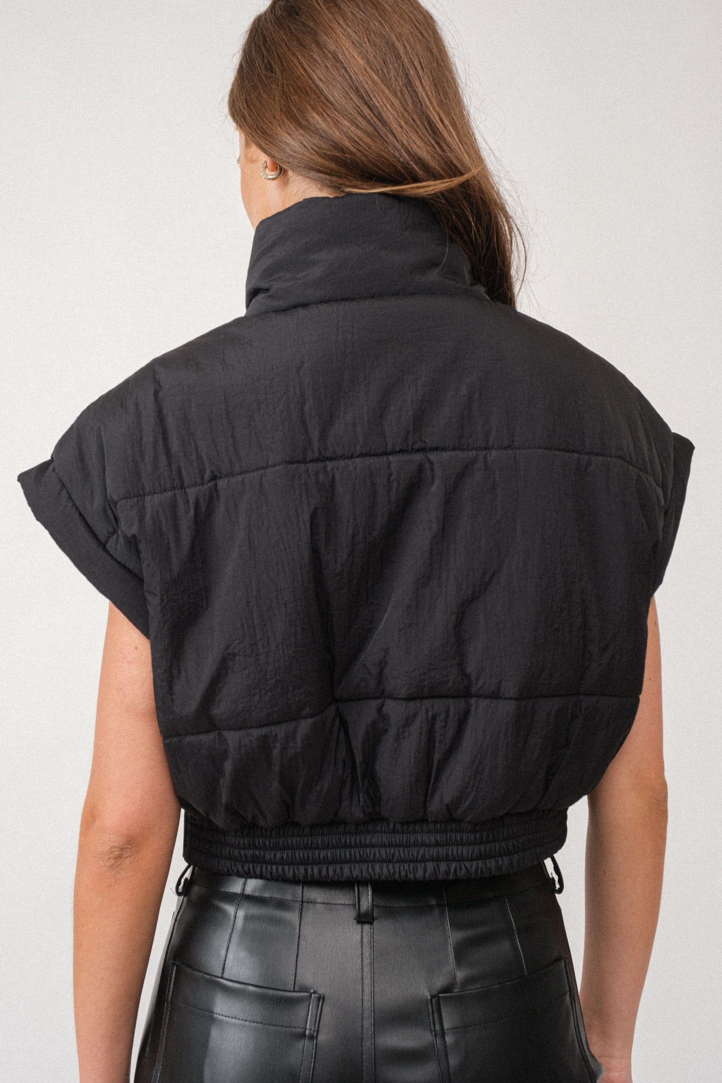 Jemma Cropped Puffer Vest