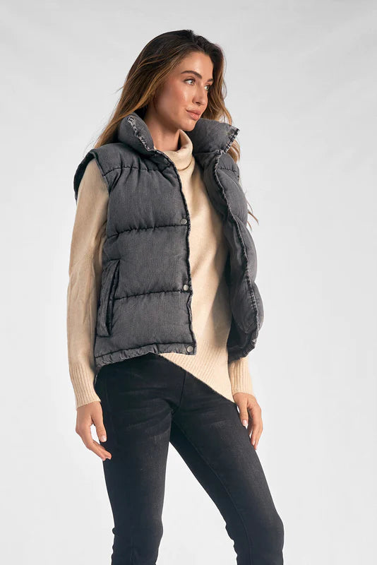 Elan Puffer Vest Zip-up