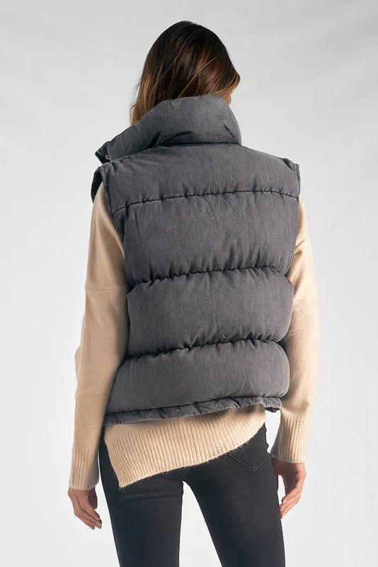 Elan Puffer Vest Zip-up