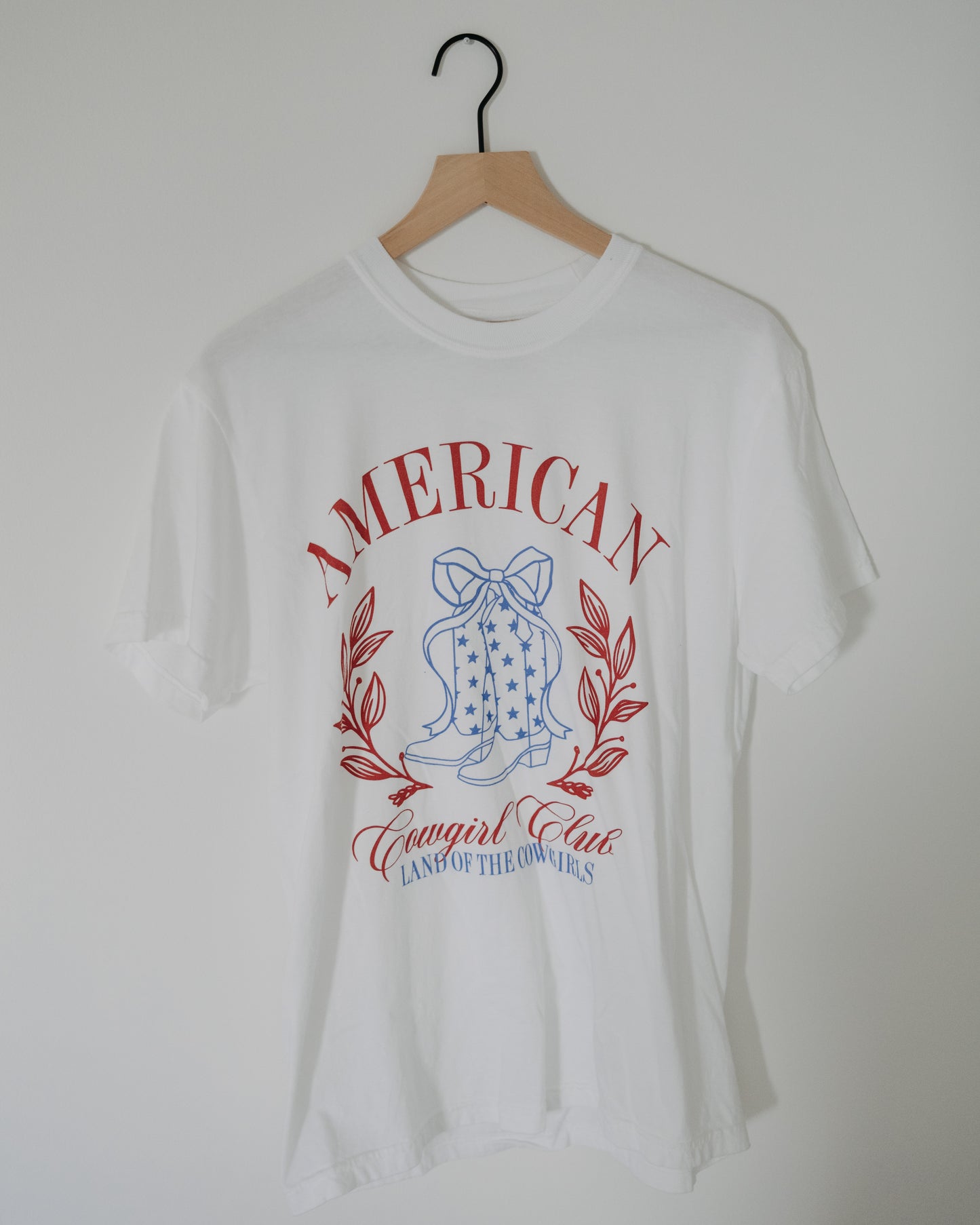 American Rodeo Cowgirl 4th of July Graphic Tee