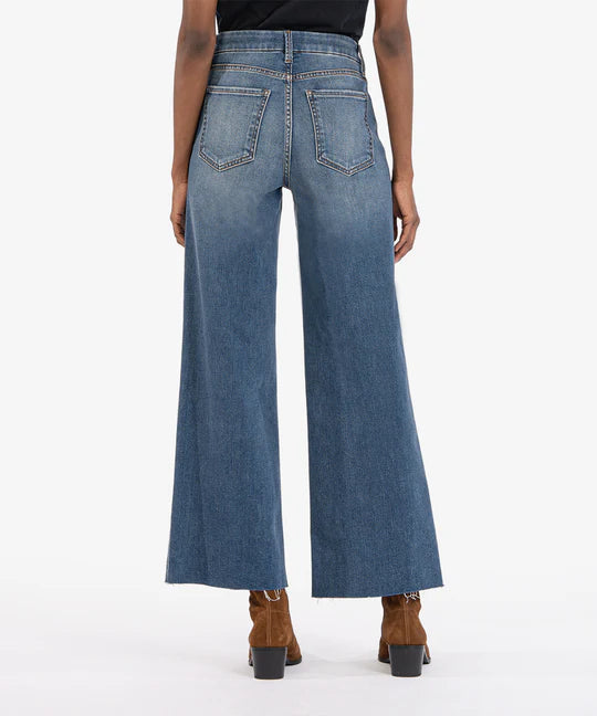 Kut Meg High Rise Fab AB Wide Leg Jean