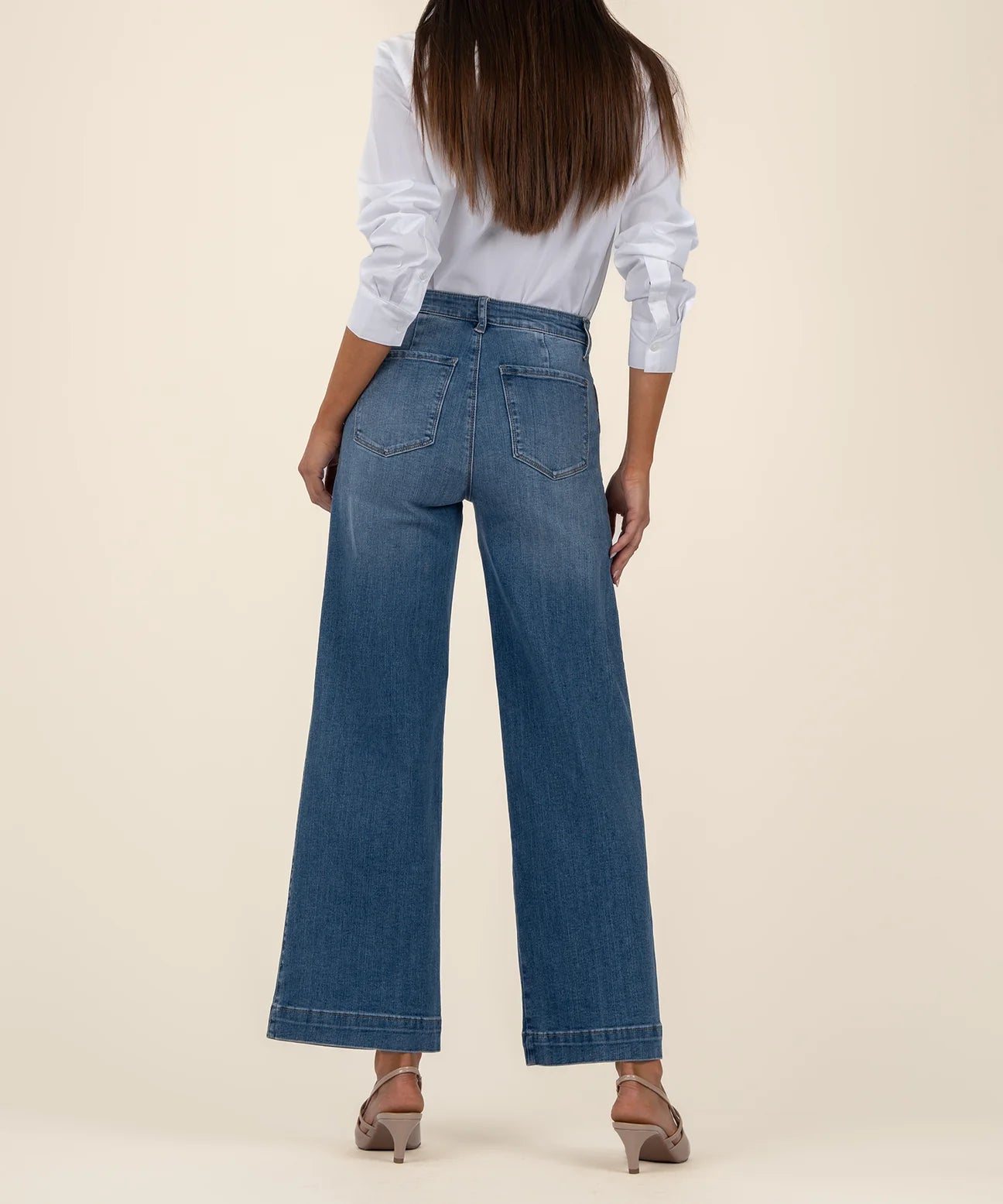 Kut from the Kloth Meg High Rise Wide Straight Leg