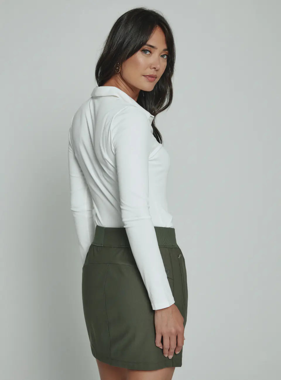 7D Core Ribbed L/S Polo