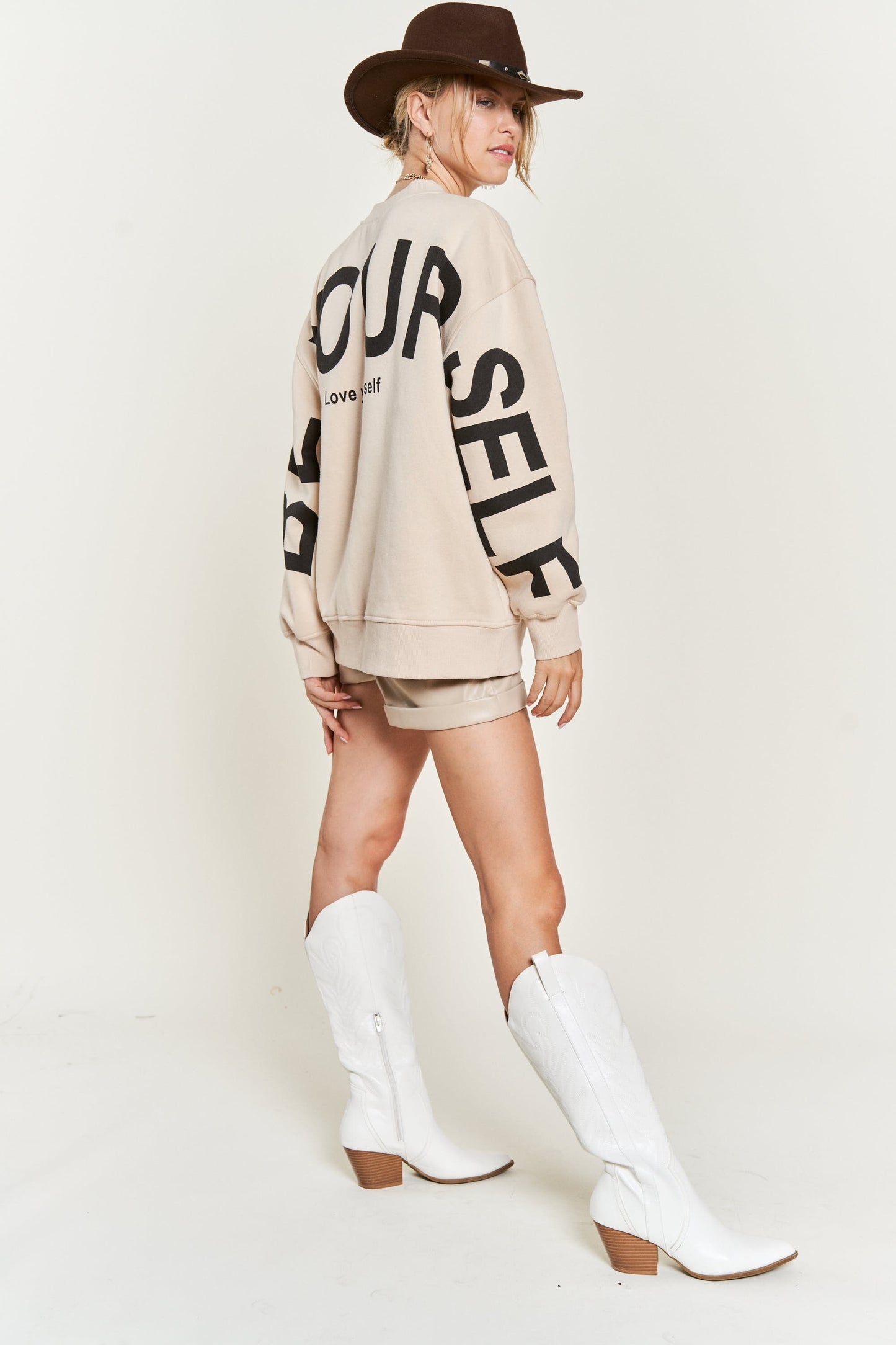 Be Yourself Love Yourself Crewneck