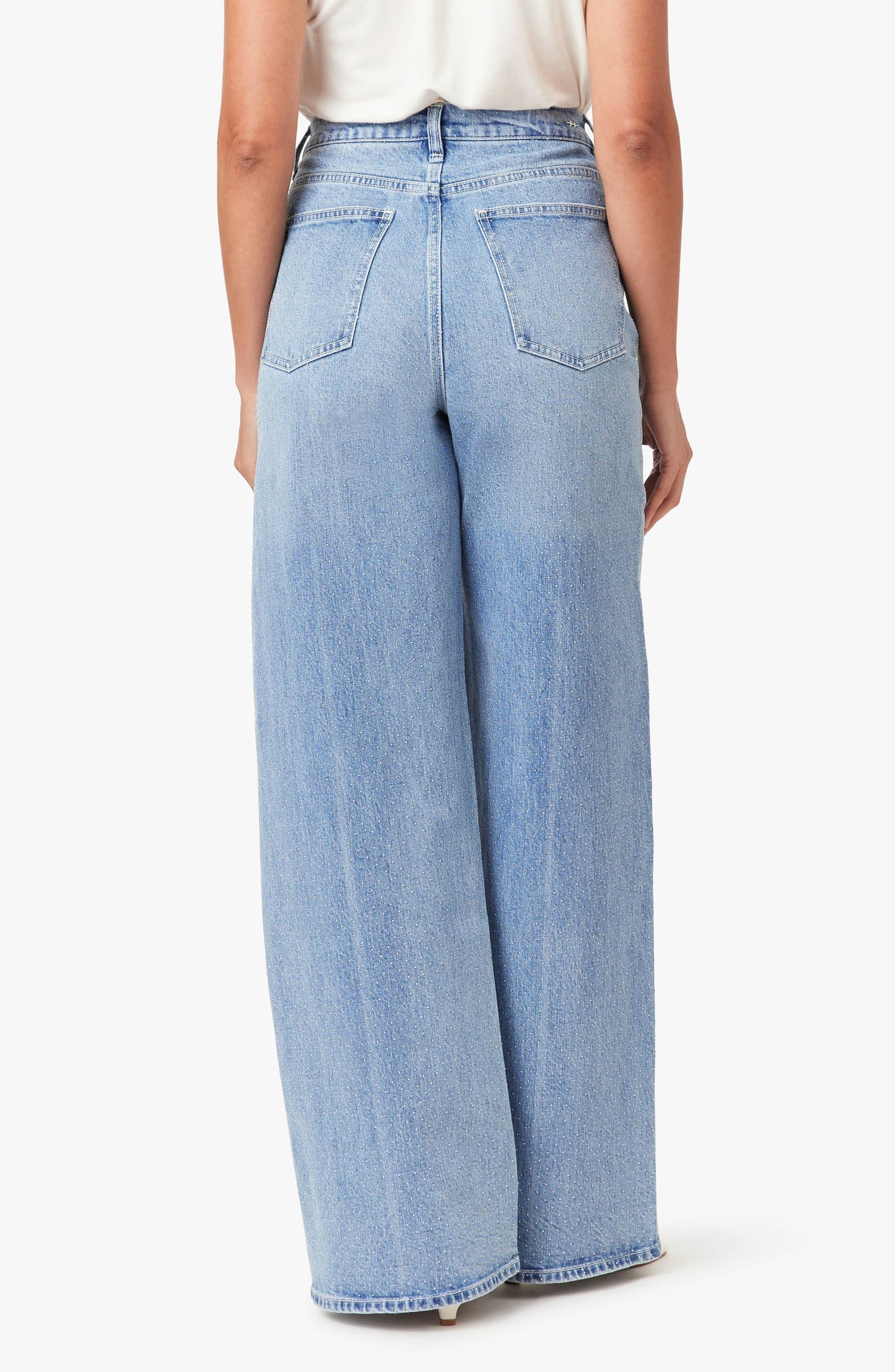 Habitual Gemma Micro Stud Wide Leg Slouch Jean