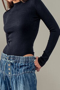 Ribbed Knit Bodysuit