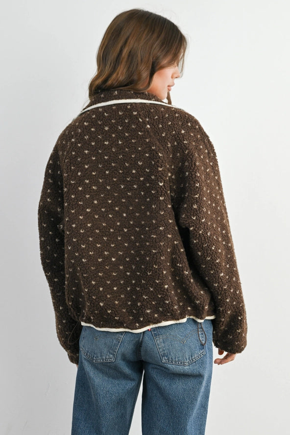 Buttermelon Fleece Puffer Jacket