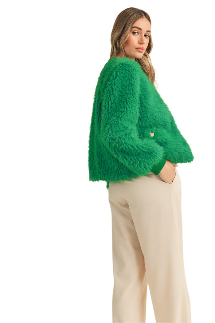 &Merci Faux Shearling Jacket