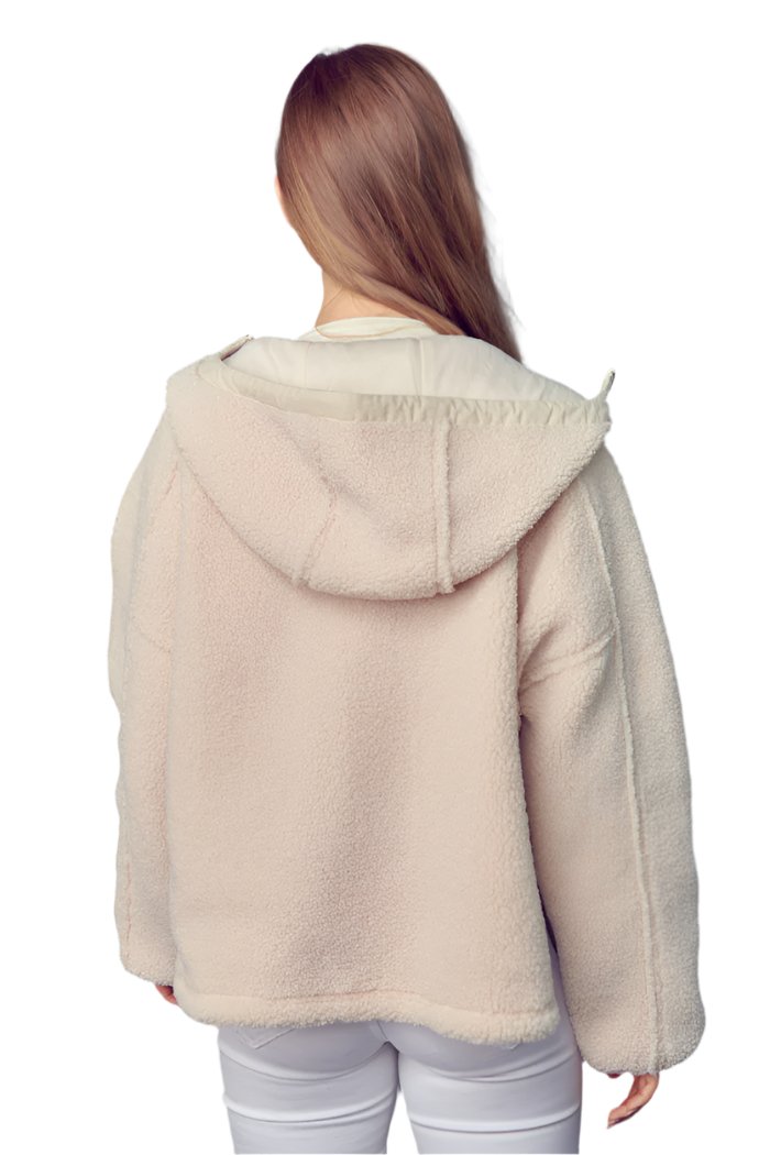 &merci Fleece Hoodie Jacket