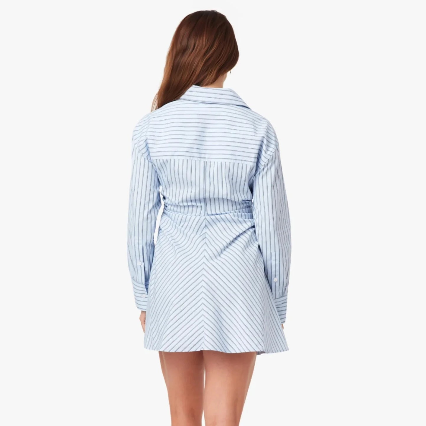 Habitual Stripe Mini Shirt Dress