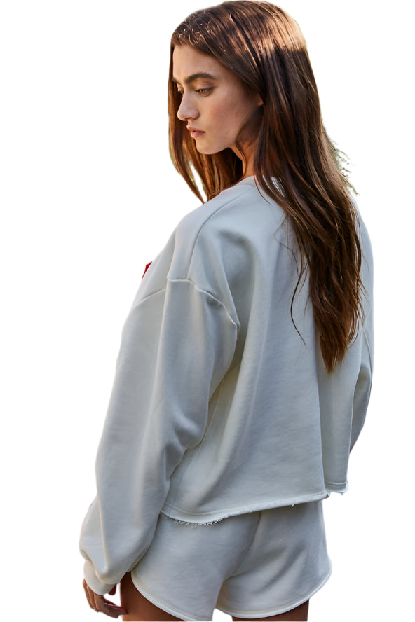 By Together USA Cotton Crew Pullover