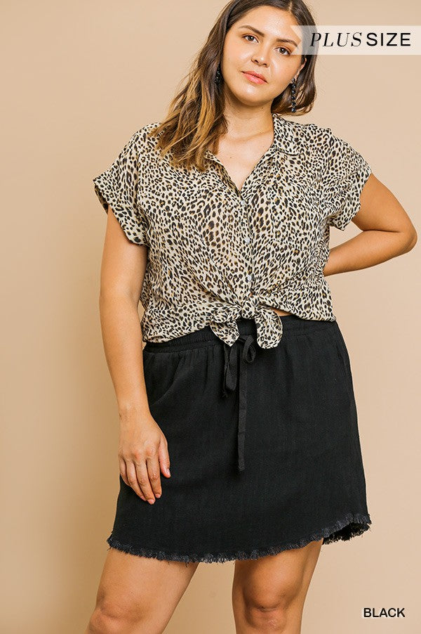 Curvy High Waist Skirt