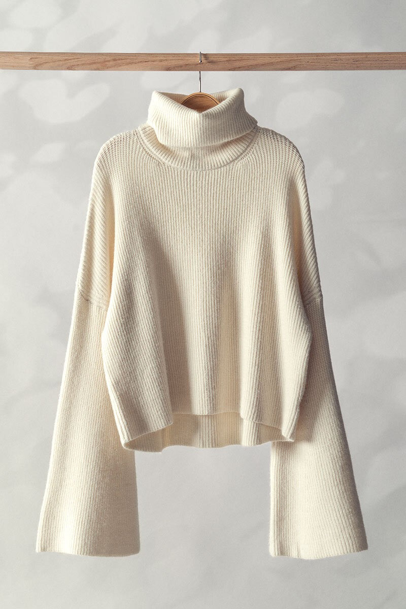 Turtleneck Crop Sweater