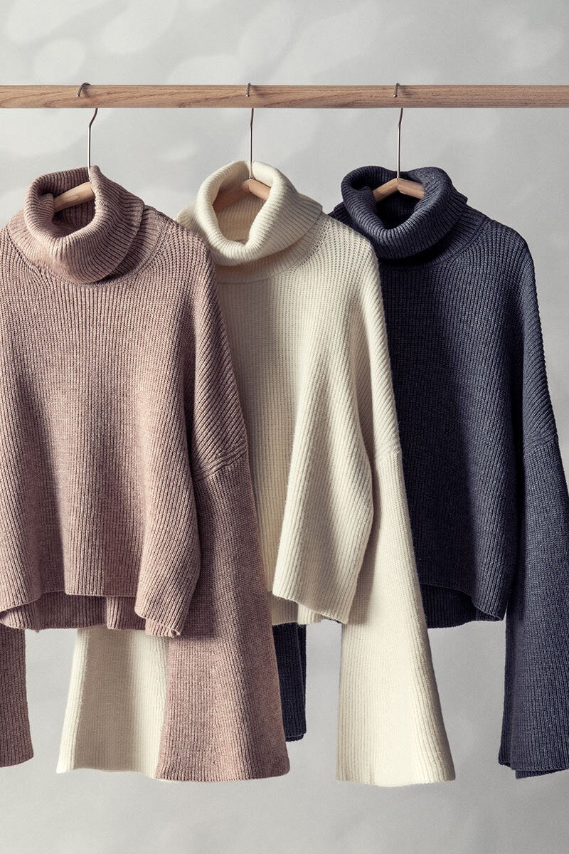 Turtleneck Crop Sweater