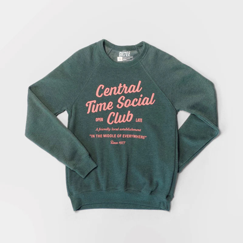 Giltee Central Time Social Club Crewneck