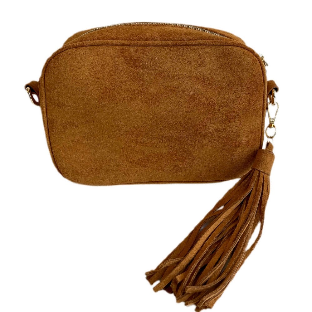 Suede Tassel Bag