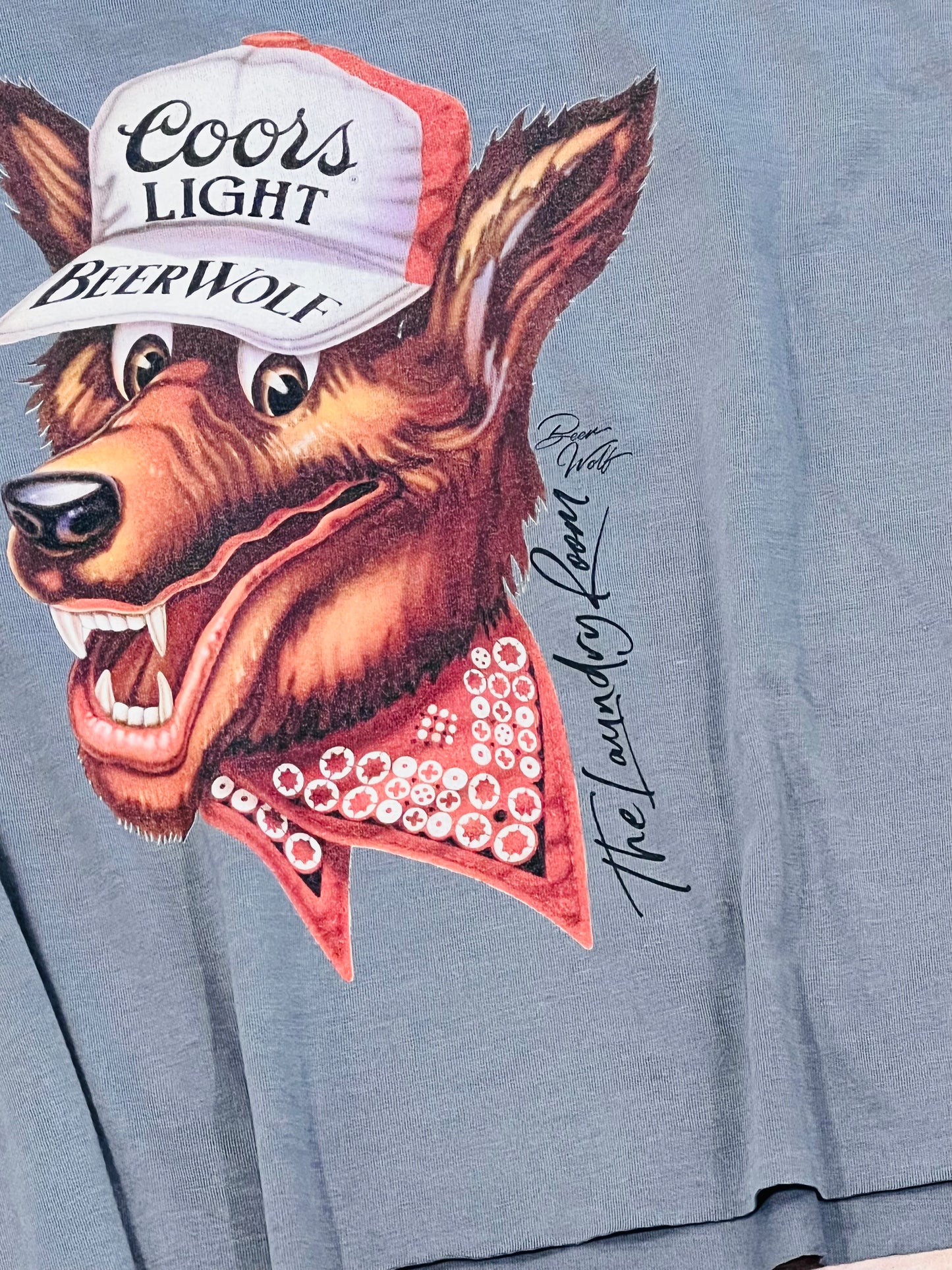 Coors Beer Wolf Crop Tee