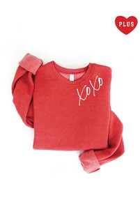 XOXO Graphic Sweatshirt Curvy