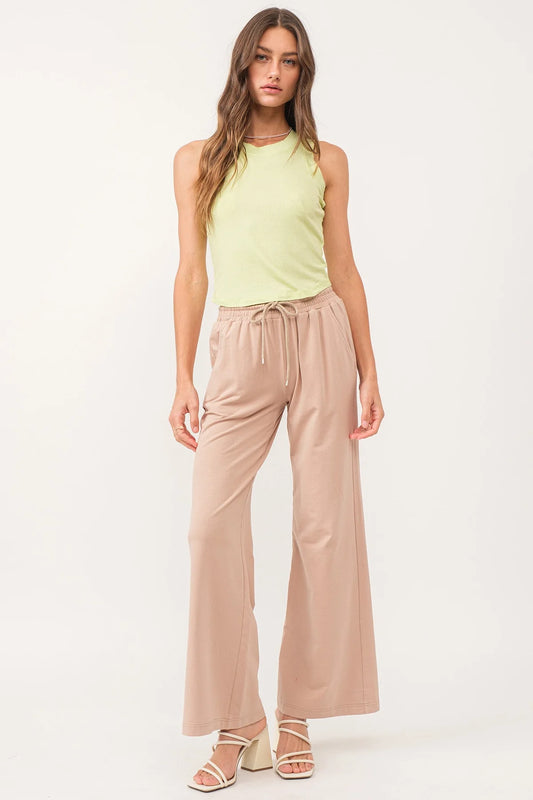 Another Love Quincy Wide Leg Terry Pant