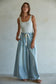 By Together Denim Drawstring Wide Leg Pants