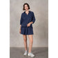 Lalamia Polo Layered Look Sweatshirt S/S