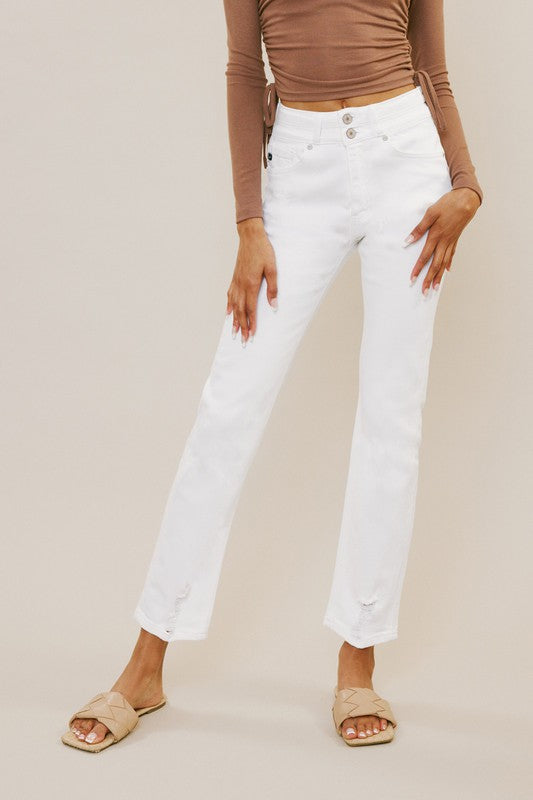 Kancan High Rise Slim Straight Jeans