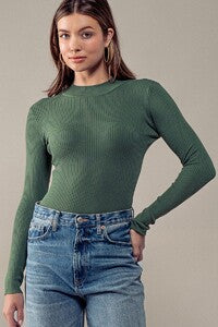 Ribbed Knit Bodysuit