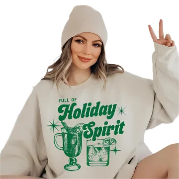 Full of Holiday Spirit Crew Sweatshirt