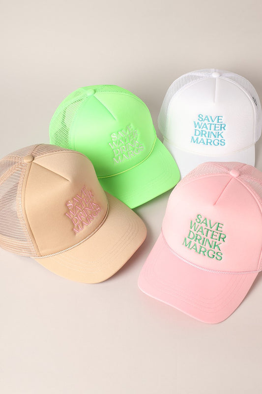 Save Water Drink Margs Trucker Cap