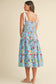 AnnieWear Picnic Print Midi Dress