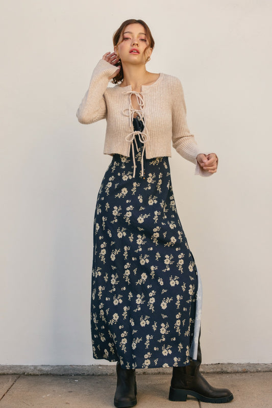 Dress Forum Anywhere Front Tie Sweater