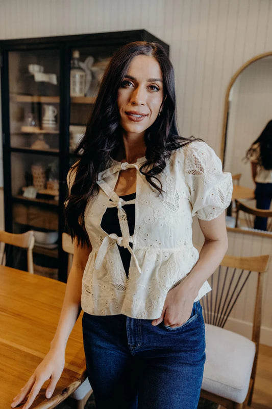 Mika Rose Front Lace Blouse