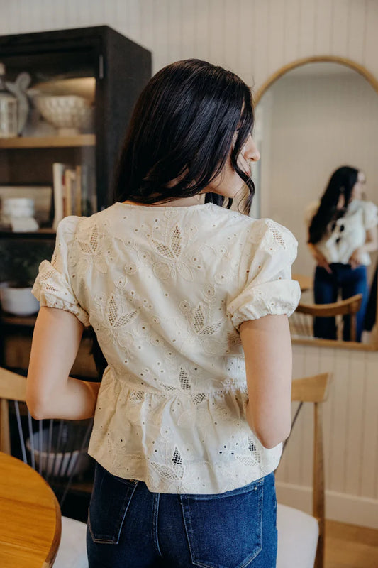 Mika Rose Front Lace Blouse