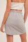 H&T Round Hem Mini Skirt