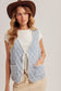 Hem & Thread Quilted Denim Vest