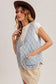 Hem & Thread Quilted Denim Vest