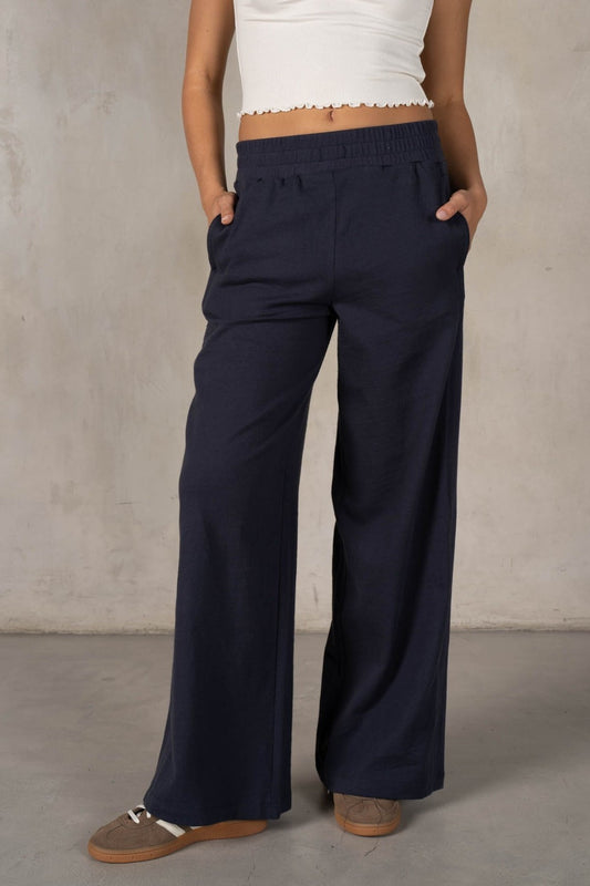 Lalamia Jersey Pants with Contrast Rib
