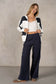 Lalamia Jersey Pants with Contrast Rib