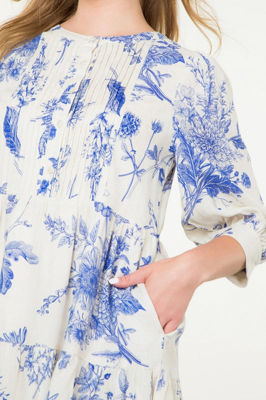 THML Midi Floral Dress