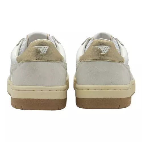Gola Women's Hawk Trainer Sneaker White/Gold