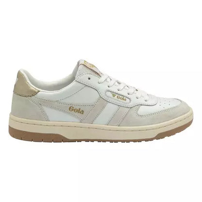 Gola Women's Hawk Trainer Sneaker White/Gold