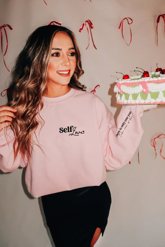 Self Love-Don't Settle Crew Sweatshirt