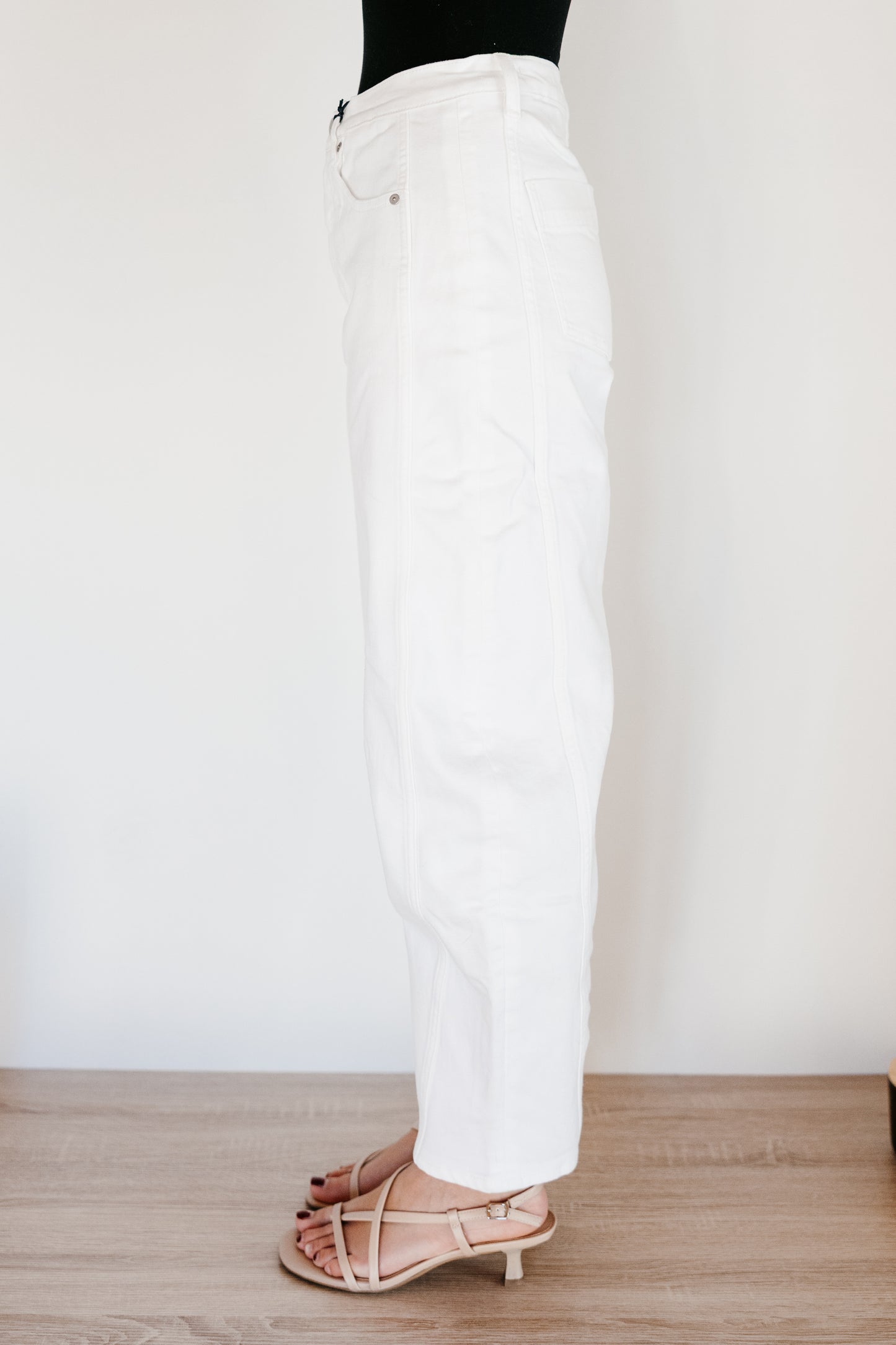 Habitual Harper High Rise Cropped Barrel Jean